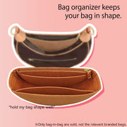 Purse Organizer Insert Organizer For LV Loop Shoulder Bag Felt Bag Organizer
