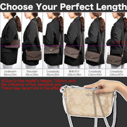 Classic Silver Chain Strap for Bags – Adjustable Replacement Shoulder Strap (60–120cm, 4 Styles)