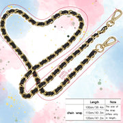 PU Wallet Insert + PU Chian Set Strap Turn Your Wallet Into a Chic Shoulder Bag