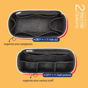 Felt Bag Organizer Insert for Goyard Hobo Shoulder Organizer Inserts - SHINLAD